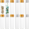 SUNNYCLUE 24Pcs 2 Colors Clear Glass Bottles Bead Containers CON-SC0001-13C-02-1