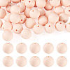 50Pcs Food Grade Eco-Friendly Silicone Beads SIL-TADJ0001-03E-2