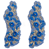 Polyester Embroidery Lace Cloth Patches AJEW-WH20070-069B-1