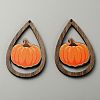 Halloween Theme Printed Wood Big Pendants X1-WOOD-TAC0015-09A-2