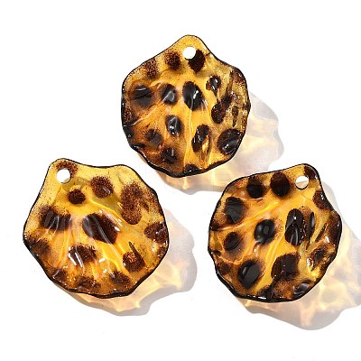 Transparent Acrylic Pendants OACR-D303-01F-1