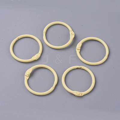 Baking Paint Iron Loose Leaf Book Binder Hinged Rings IFIN-CJC0003-01C-1