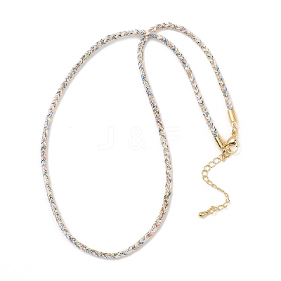 2.5MM Round Nylon Cotton Cord Necklace Making NJEW-C106-01G-08-1