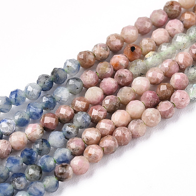 Natural Mixed Gemstone Beads Strands G-D080-A01-03-07-1