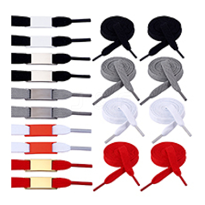 Iron Shoelace Charm AJEW-PH0012-65-1