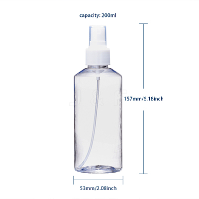 200ml Refillable PET Plastic Spray Bottles TOOL-Q024-02C-01-1
