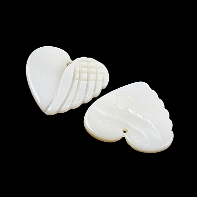 Natural Freshwater Shell Pendants BSHE-G034-17-1