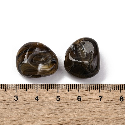 Two Tone Opaque Acrylic Beads MACR-Z002-01D-1