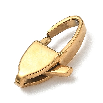 304 Stainless Steel Lobster Claw Clasps STAS-B089-01G-G-1