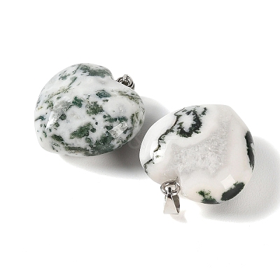 Natural Tree Agate Pendants GG-CBAA0EE-04P-11-1