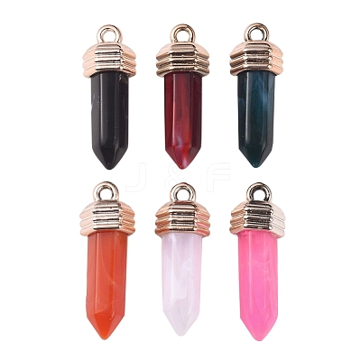 Acrylic Pointed Pendants OACR-X0006-15LG-1