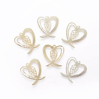 Iron Filigree Pendants LS-X-IFIN-F158-09G-1