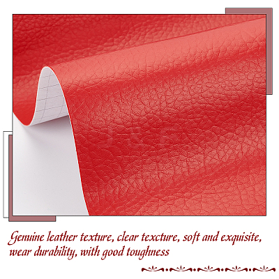 PU Leather Self-adhesive Fabric DIY-WH0001-92B-1