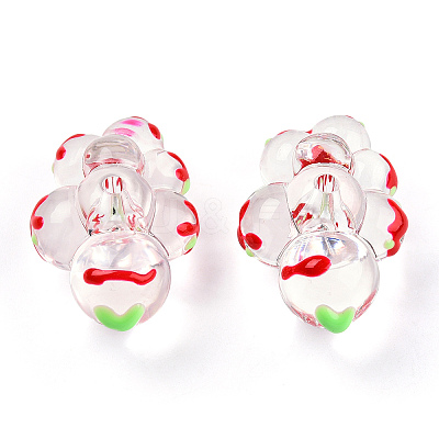 Transparent Acrylic Beads ACRC-T012-01-C02-1