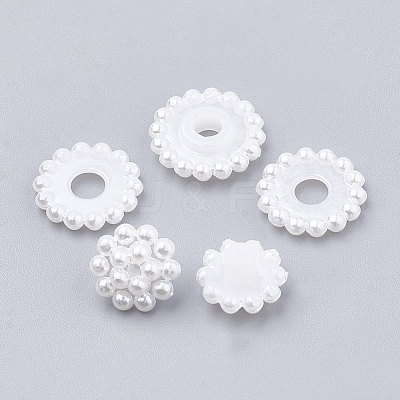 Imitation Pearl Acrylic Beads OACR-T004-12mm-20-B-1