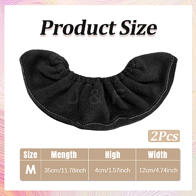 Velvet Ice Skate Guards AJEW-WH20022-85B-01-1