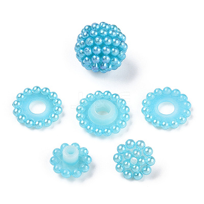 ABS Plastic Beads KY-T041-02-14MM-B-1