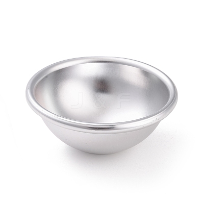 Aluminum Half Sphere Molds AJEW-E048-01P-02-1
