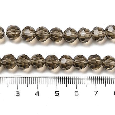 Transparent Glass Beads EGLA-A035-T8mm-D16-1