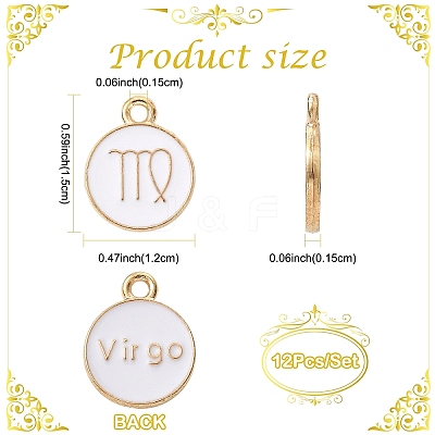 Alloy Enamel Pendants ENAM-YW0001-100-1