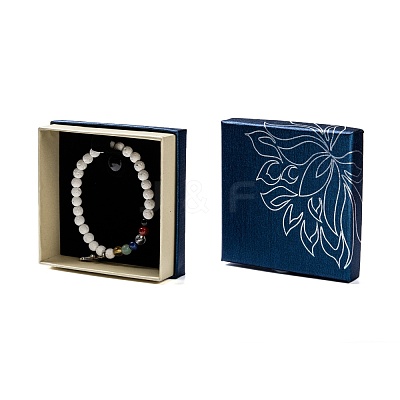 Cardboard Jewelry Bracelet Boxes X-CBOX-E009-02-1