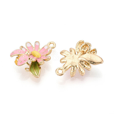 Alloy Enamel Pendants ENAM-T022-41KCG-01-1