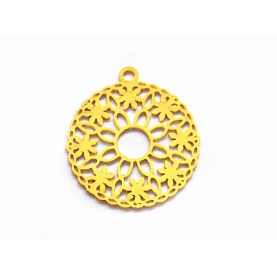 Brass Pendants LS-FIND-WH0037-18G-1