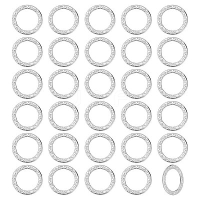 30Pcs 304 Stainless Steel Linking Rings STAS-BC0003-62B-1