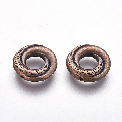 Tibetan Style Alloy Bead Frames PALLOY-B914-R-1