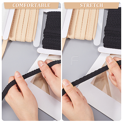 Chinlon Wavy Edge Elastic Band EC-GF0001-41A-1