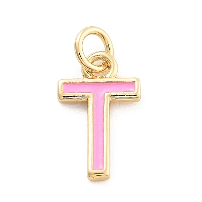 Rack Plating Brass Pendants KK-C065-02T-G-1
