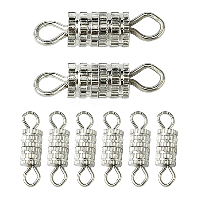 20Pcs Brass Screw Clasps KK-YW0002-40P-1