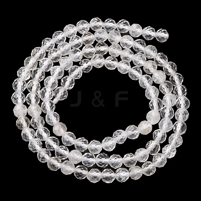 Natural Quartz Crystal Beads Strands X-G-C226-B05-4mm-1