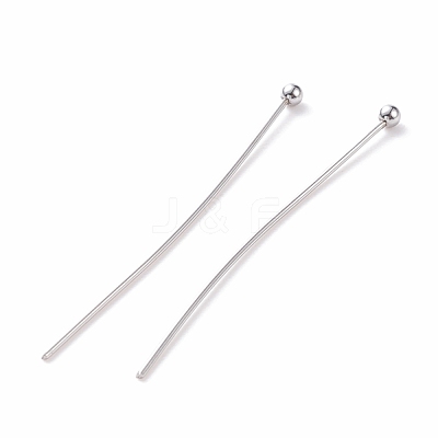 Tarnish Resistant 304 Stainless Steel Ball Head pins STAS-R051-40mm-1