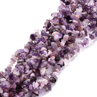 Natural Amethyst Beads Strands G-P332-07-1
