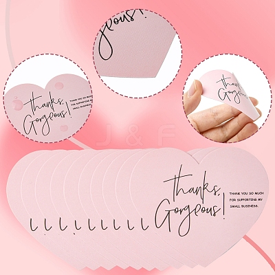 1 Bag Coated Paper Thank You Greeting Card DIY-FS0007-87-1
