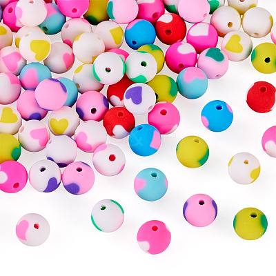 100Pcs Handmade Polymer Clay Beads CLAY-TA0001-82B-1