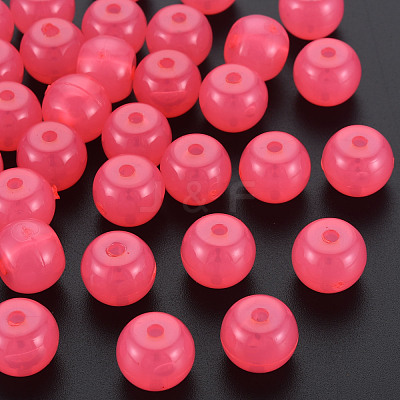 Imitation Jelly Acrylic Beads MACR-S373-14-EA09-1