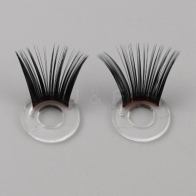 Acrylic Doll Eyelashes DOLL-WH0005-05-1
