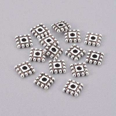 Tibetan Style Alloy Spacer Beads TIBEB-P002-02AS-NR-1