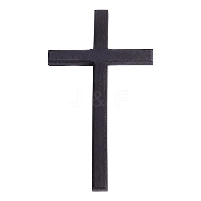Wooden Cross Wall Decoration WOOD-WH0124-91-1