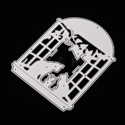 Cat Carbon Steel Cutting Dies Stencils X-DIY-A008-44-1