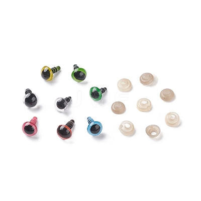 Craft Plastic Doll Eyes DIY-XCP0002-21A-1
