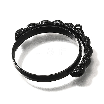 Alloy Open Back Bezel Pendants PALLOY-I223-12EB-1