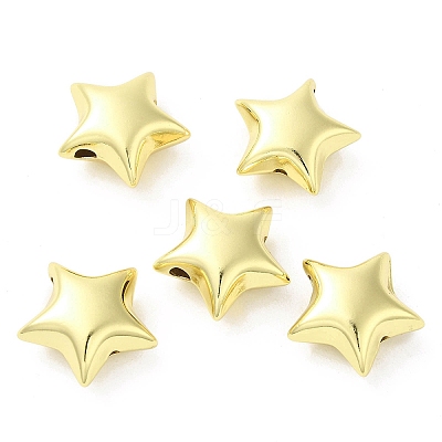 Rack Plating Brass Beads KK-K364-13G-1