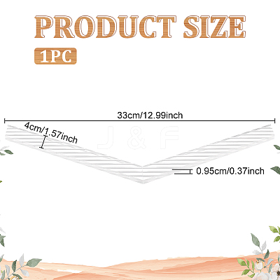 Acrylic Display Stands ODIS-WH0030-94-1