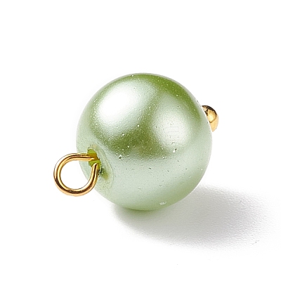 Glass Pearl Pendants PALLOY-JF01880-03-1