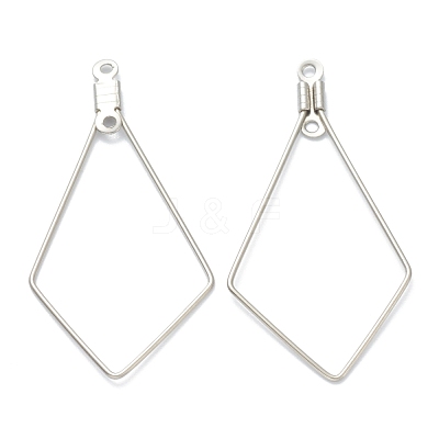 Non-Tarnish 316 Stainless Steel Earring Findings STAS-O149-03P-1