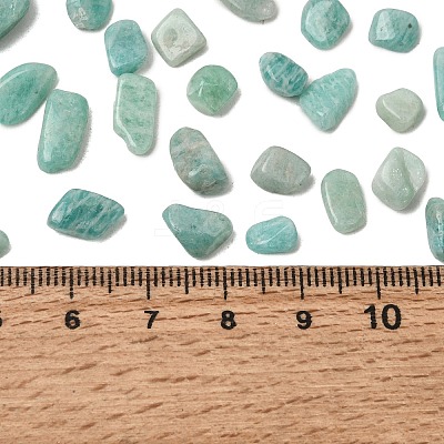 Natural Amazonite Chip Beads G-M364-04B-1