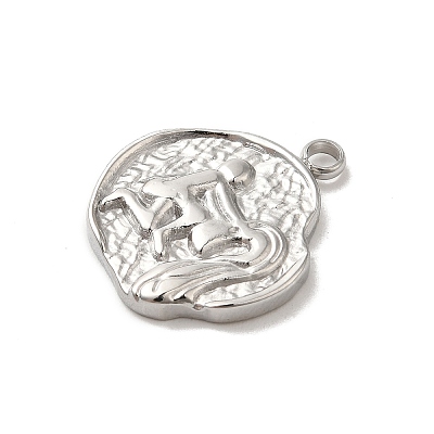 304 Stainless Steel Pendants STAS-B074-08P-01-1